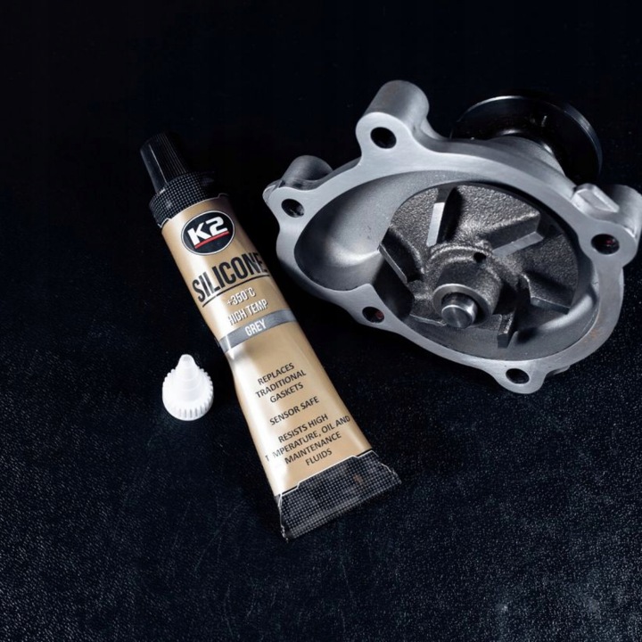 SILICONE K2 NOIR WYSOKOTEMPERATUROWY 350°C 85 G