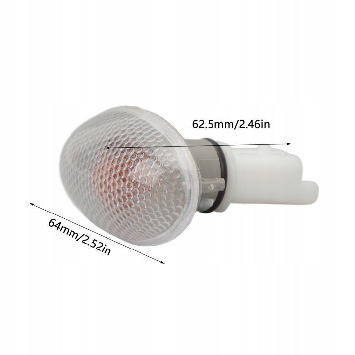 2 PCS FEU DE POSITION LATÉRAL LATÉRAL COULEUR CLAIRE 12 V 632574 AMPOULE V7