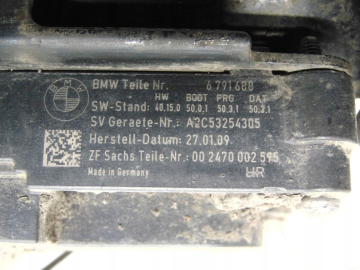 AMORTISSEUR DROIT ARRIÈRE ARRIÈRE 6791674 BMW 750I F01 F02 N63 4.4 V8 2009-