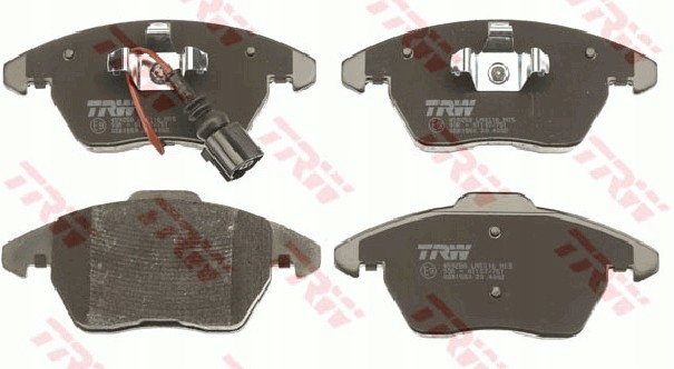 TRW ZAPATAS PARTE DELANTERA AUDI/VW/SEAT/SKODA GDB1550 