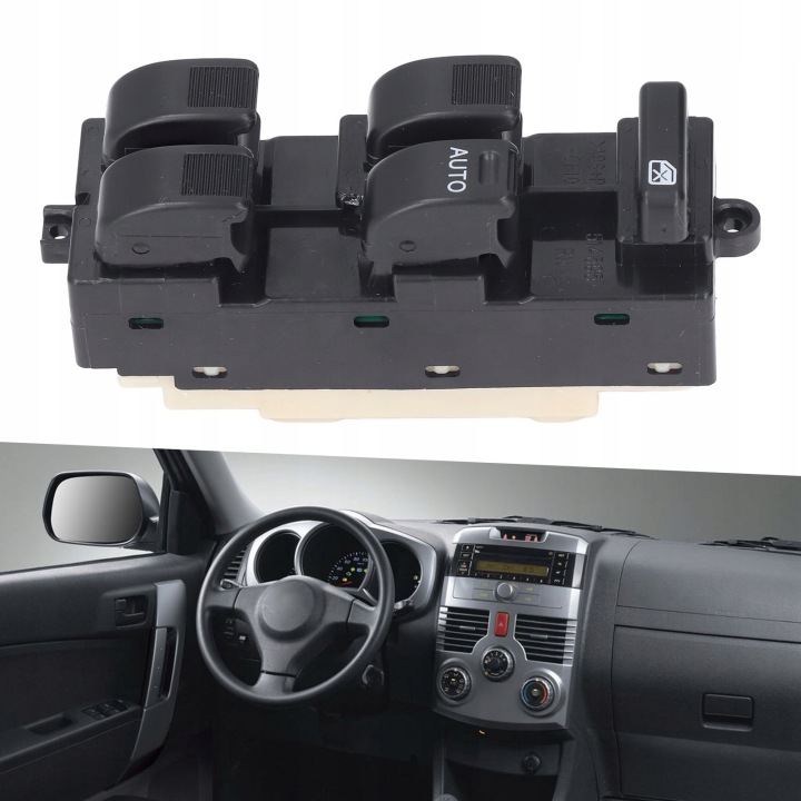 ZAMIENNY COMMUTATEUR VITRES RÉSEAUX ÉLECTRIQUES 84820 B4040 POUR SPARKY CAMI DUET NOIR