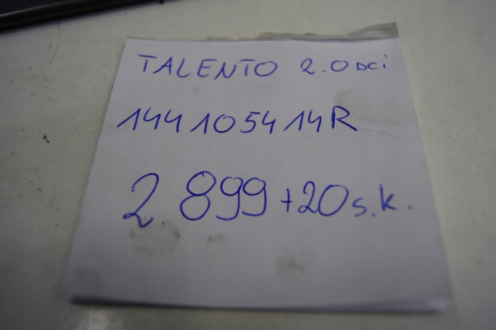 TURBINE TURBO TURBOCOMPRESSEUR 2.0 DCI TALENTO