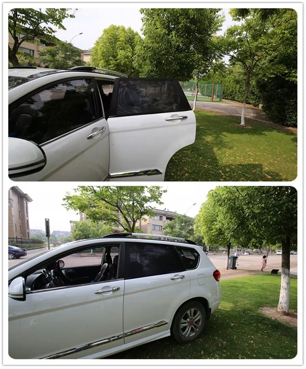 PROTECCIÓN ANTISOLAR PARA COCHE AL VENTANAS 2 PIEZAS 