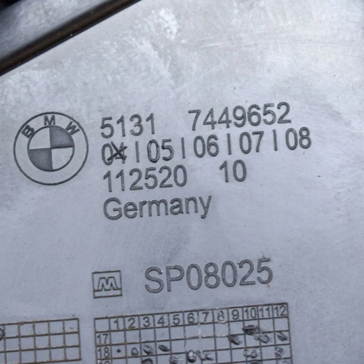 WAZ/RURKA VIDANGE EAU BMW 7449652 2020