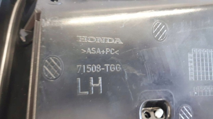 HONDA CIVIC X 2019-2021 LIFT GRILLE PARE-CHOCS GAUCHE ARRIÈRE 71508-TGG 10