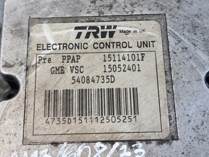 POMPE ABS TRW 15052401 OPEL VECTRA C 1.9 CDTI