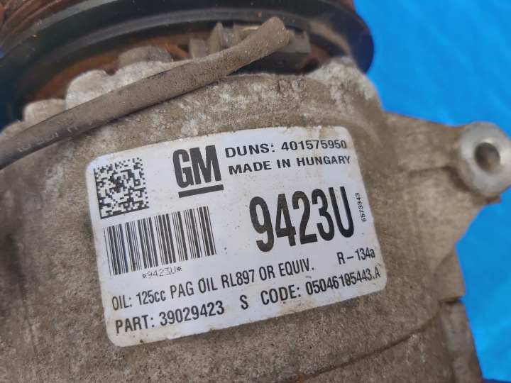 OPEL-CZES ZAFIRA C COMPRESSEUR DE CLIMATISATION 39029423