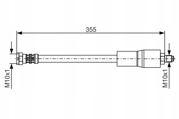 BOSCH 1 987 476 751 CABLE DE FRENADO ELÁSTICO 