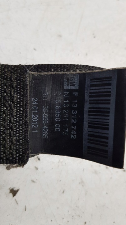 CEINTURE DE SÉCURITÉ AVANT GAUCHE OPEL ZAFIRA C 2012-2019 ANNÉE 13392992