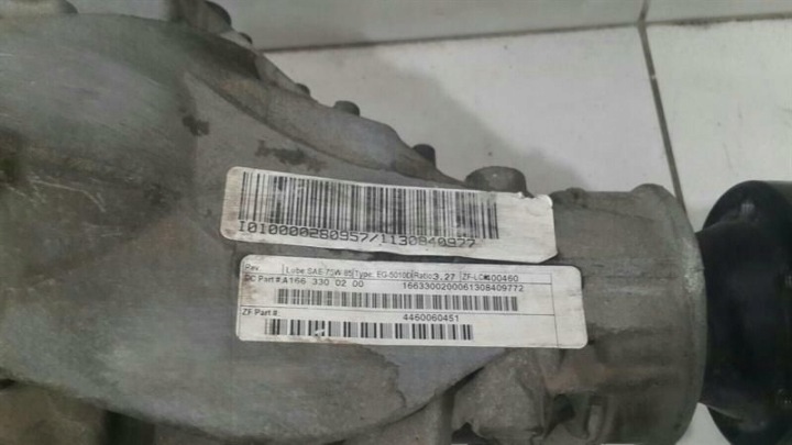 MERCEDES ML W166 AVANT DIFFÉRENTIEL A1663300200 PRZELOZENIE AVANT MEC