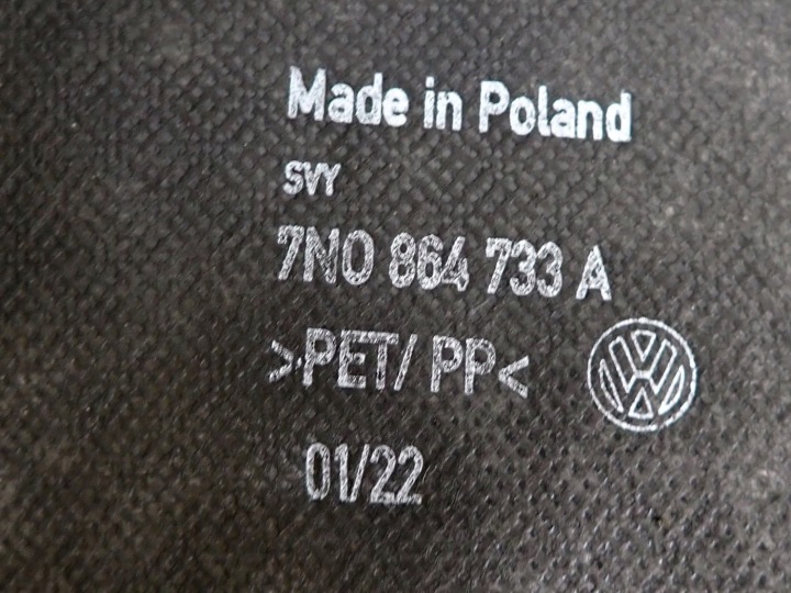PARE-CHOCS ARRIÈRE ARRIÈRE FAISCEAU DE CÂBLES ORIGINE 4XPDC VW VOLKSWAGEN TAIGO 2G7807421 CODE LB7Q