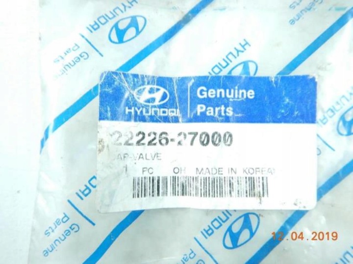 FIXATION SOUPAPE ADMISSION HYUNDAI MATRIX 01- 1.5