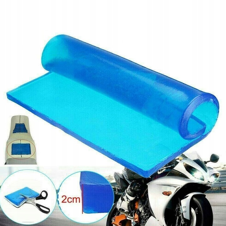 ALFOMBRILLA DE GEL ASIENTO MOTOCYKLA PIEZA INSERTADA DIY 25X25 