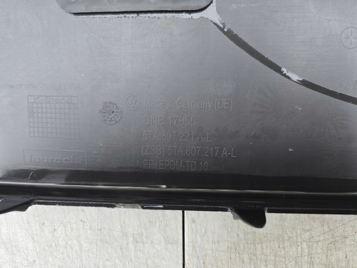 VW TOURAN III 5TA PARE-CHOCS AVANT AVANT 5TA807221A-L