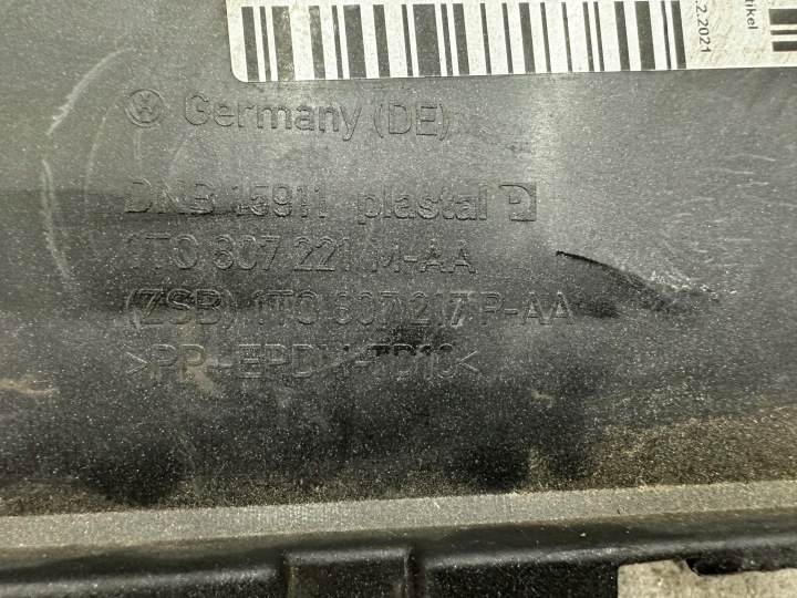 PARE-CHOCS VW TOURAN II CADDY III AVANT 1T0807221M-AA