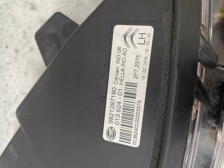 PHARE CONDUITE DIURNE LED FJD GAUCHE CITROEN CACTUS GAUCHE AVANT