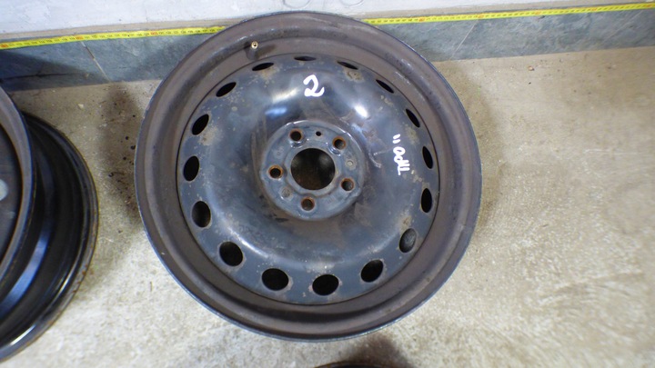 LLANTA DE ACERO 15 6,5X16H2 ET38 5X100 100%PROSTE ORIGINAL FIAT TIPO II 