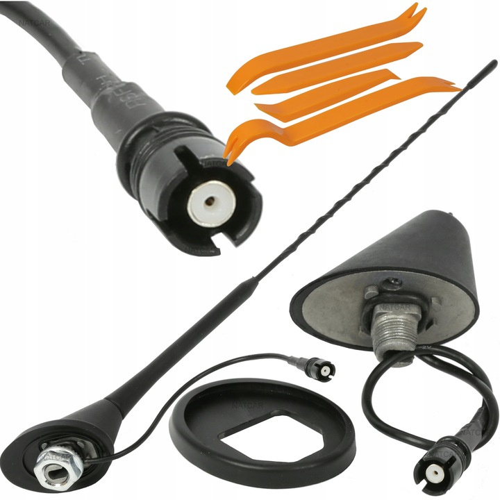 ANTENA DE TECHO RAKU-2 SEAT TOLEDO LEON CORDOBA AUDI 80 A3 A6+SCIAGACZE 