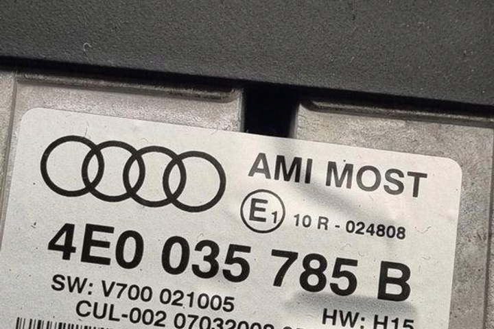 POIGNÉE ROTATIVE COMMANDE NAVIGATION AUDI Q7 (4L) 4E0035785B 3.6L GASOLINE 2008