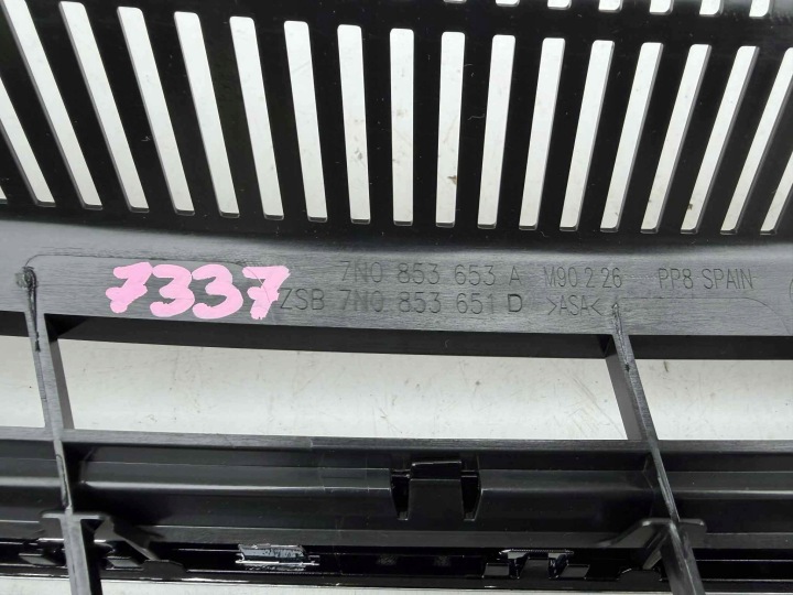 VOLKSWAGEN SHARAN II 7N GRILLE CALANDRE PARE-CHOCS AVANT NEUF OE 7337