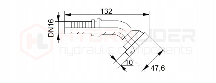 RIVET CREUX HYDRAULIQUE KATOWE SFL-45 1″ DN16 1SN 2SN 4SN JOINT D'ÉTANCHÉITÉ