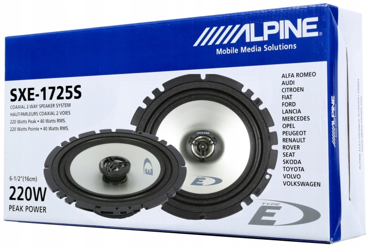 ALPINE HAUT-PARLEURS CHEVROLET LACETTI SUZUKI RENO