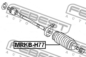 PROTECTION DRIVE SHAFT KIEROWNICZEGO FOR MITSUBISHI MIRAGE V photo 6 - milautoparts-fr.ukrlive.com