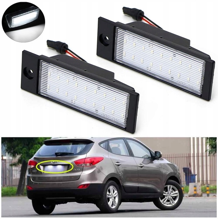 DIODO LUMINOSO LED LUCES TABLAS HYUNDAI TUCSON 3 2015-2018.06 