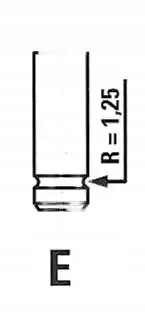 SOUPAPE ÉCHAPPEMENT R4165/R FRECCIA OPEL RENAULT ARENA