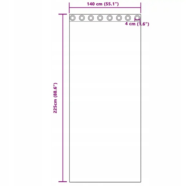STORES AVEC ZASLONAMI 2 PCS JASNOSZARY 140X175CM POLYESTER