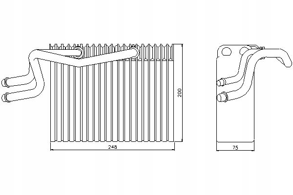 EVAPORATOR AIR CONDITIONER NISSAN KUBISTAR RENAULT CLIO photo 2 - milautoparts-fr.ukrlive.com