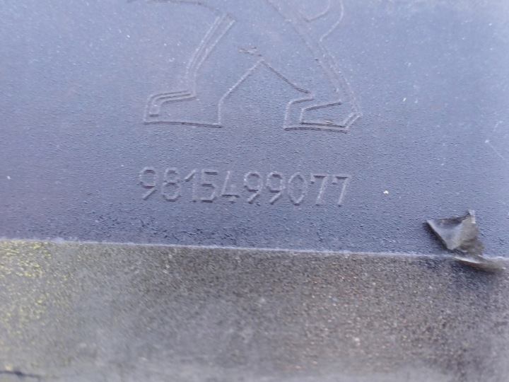 PEUGEOT 3008 II 16- PARE-CHOCS AVANT 9815499077