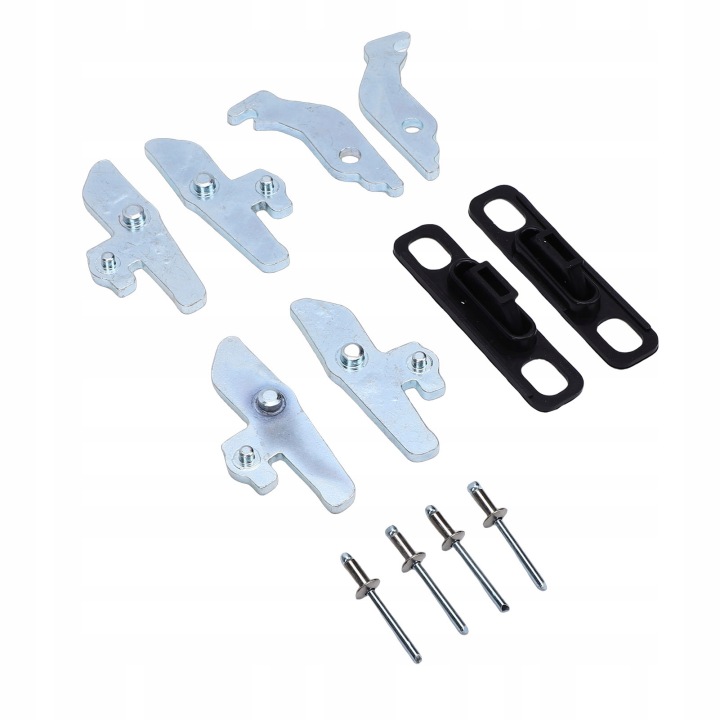 KIT POIGNÉE FREINS STATIONNEMENT VOITURES 924-741 MÉTALLIQUE 13