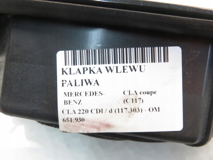 CLAPET GOULOTTE DE REMPLISSAGE CARBURANTS MERCEDES CLA COUPÉ C117 1176300067 191U