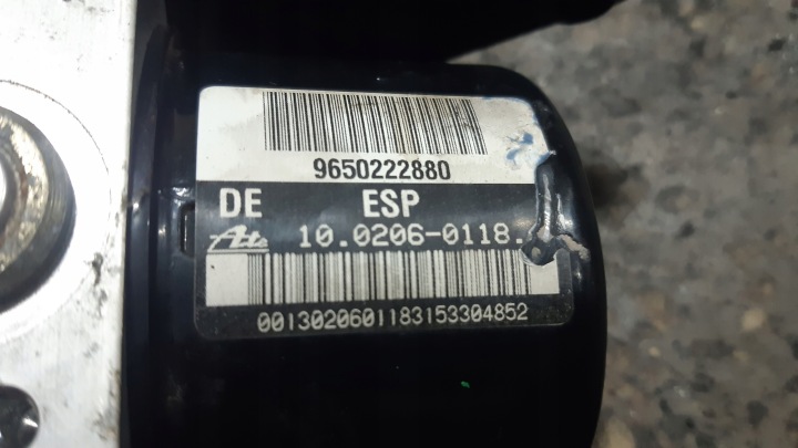 POMPE ABS ESP PEUGEOT 206 LIFT 10.0960-1135.3
