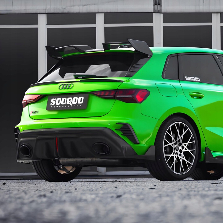 KARBONOWY DIFFUSEUR AUDI RS3 SPORTBACK 8Y RESTYLAGE SOOQOO STYLE