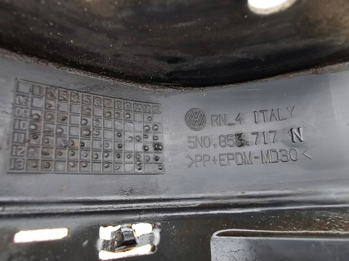 VW TIGUAN I 5N0 R-LINE MOULURE SUR AILE PARE-CHOCS AVANT GAUCHE 5N0853717N