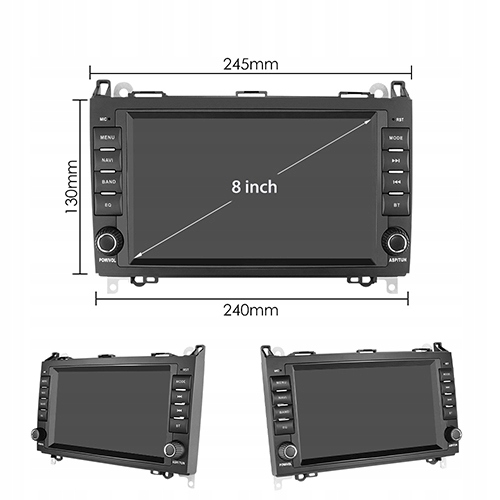 VW CRAFTER RADIO ANDROID GPS LTE CARPLAY 6GB 128GB 