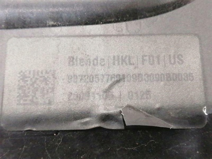 BMW 7 SERIES F02 F01 BOAT LID COVER USA VERSION 7186533 TRUNK