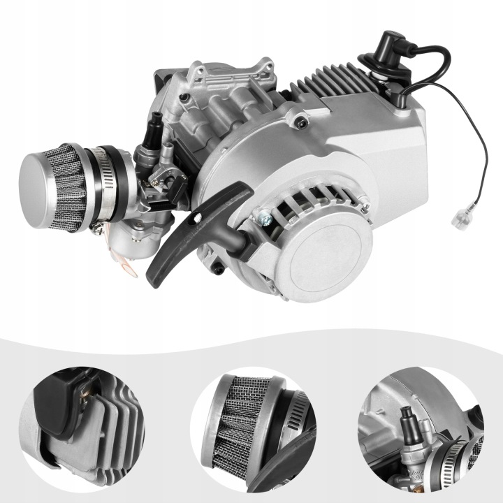 KIT MOTEUR AVEC ZBIORNIKIEM CARBURANTS ALUMINIOWYM MOTEUR MOTEUR VERS MINI SUV-A OU ATV