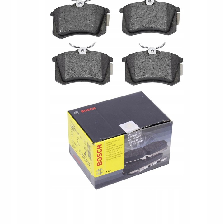 PADS BRAKE BOSCH REAR DO AUDI A3 8P 8L A1 A4 B5 B6 B7 A6 C5 GOLF BORA 