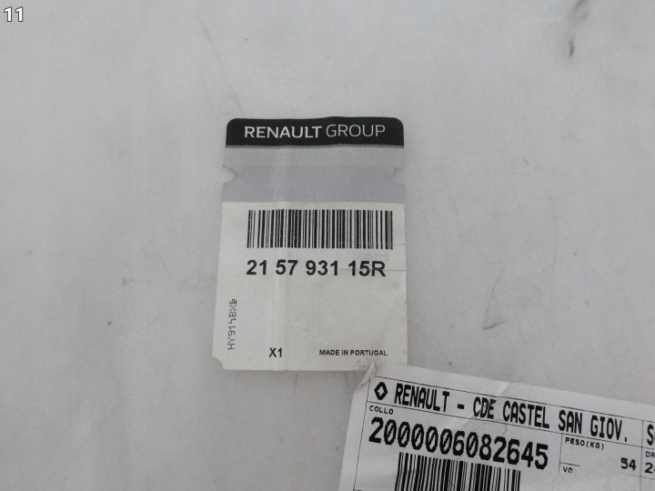 RENAULT AUSTRAL HHN 22- CHÂSSIS PROTECTION GUIDE D'AIR AVANT NEUF ORIGINE