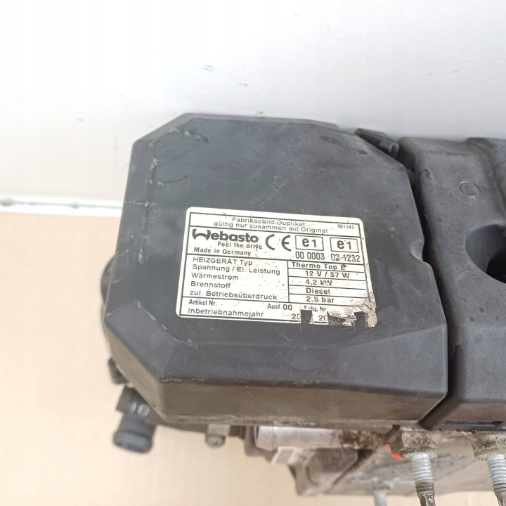 2004 NISSAN NAVARA D22 CHAUFFAGE DE STATIONNEMENT (WEBASTO) E1011232