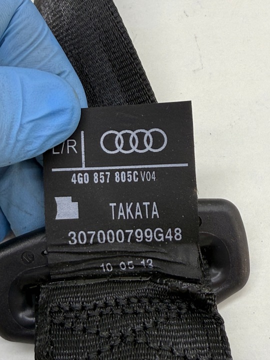 AUDI A7 S7 A6 S6 C7 CEINTURE DE SÉCURITÉ ARRIÈRE GAUCHE DROIT VERS RÉGÉNÉRATION