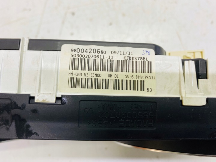 COMPTEUR TABLEAU DE BORD PEUGEOT 508 I 9800420680 2,0 HDI 163 KONIE