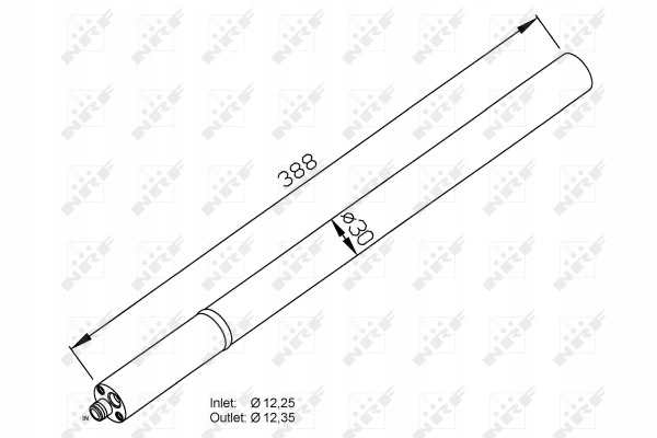 NRF DÉSHYDRATEUR CLIMATISATION 33213 NRF 1T0820191A