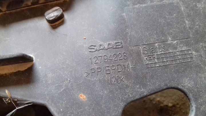 GLISSIÈRE PARE-CHOCS ARRIÈRE 12794228 12794229 12777812 SAAB 93 9-3 II UNIVERSEL 02-