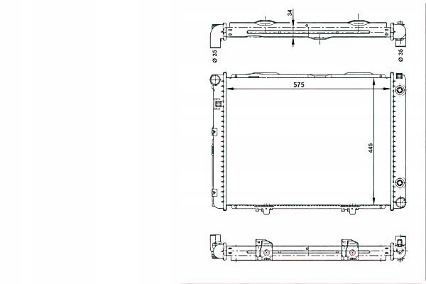 NRF RADIATEUR DE MOTEUR 2015001203 2015002103 A 2015 photo 2 - milautoparts-fr.ukrlive.com