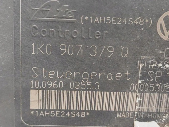 POMPE ABS AUDI A3 SPORTBACK (8PA) 1K0907379D 1.98L GASOLINE 110KW 2003