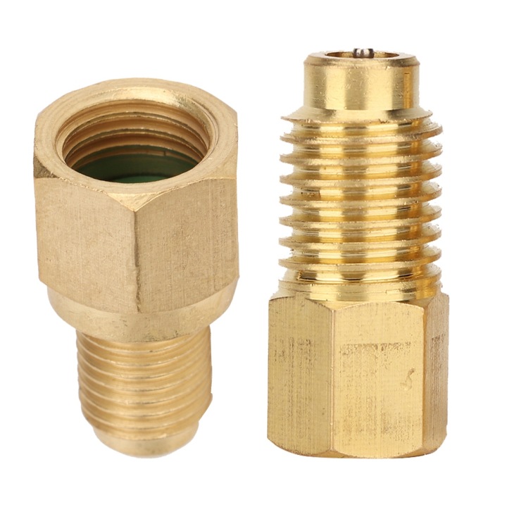 2 R134A ADAPTATEUR VERS KLIMATYZATOROW 1/4SAE-1/2ACME